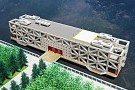 Макет плавучего офиса Макет плавучего офиса