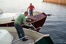 Пришвартовка катера Пришвартовка катера